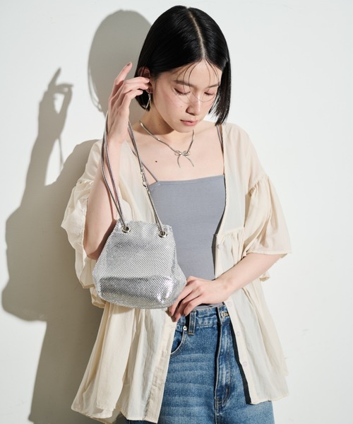 「Shelly island」 半袖ブラウス FREE ベージュ レディース_画像3