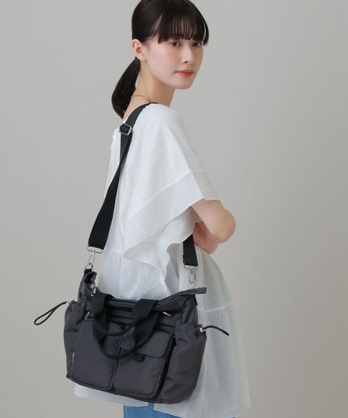 LAKOLE（ラコレ） トートバッグ マルチポケット2WAYトートバッグ