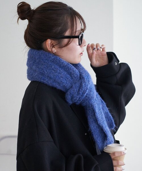 Discoat（ディスコート） マフラー ストール カラーニットマフラー