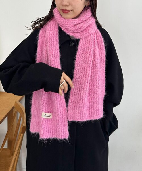 Discoat（ディスコート） マフラー ストール カラーニットマフラー