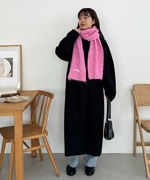 Discoat（ディスコート） マフラー ストール カラーニットマフラー