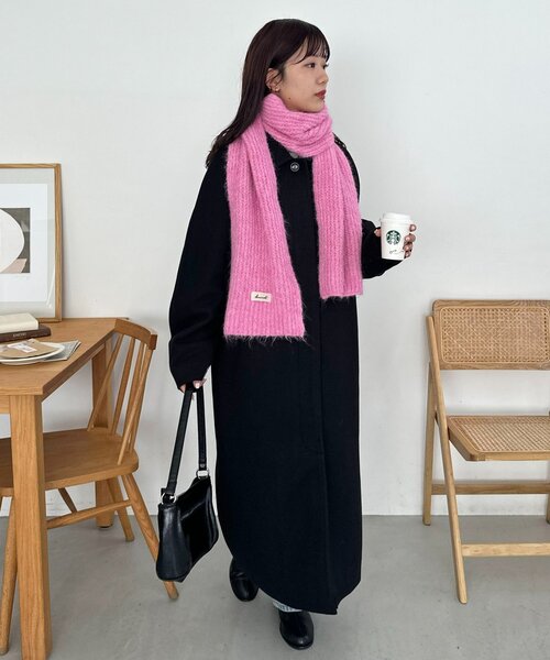 Discoat（ディスコート） マフラー ストール カラーニットマフラー