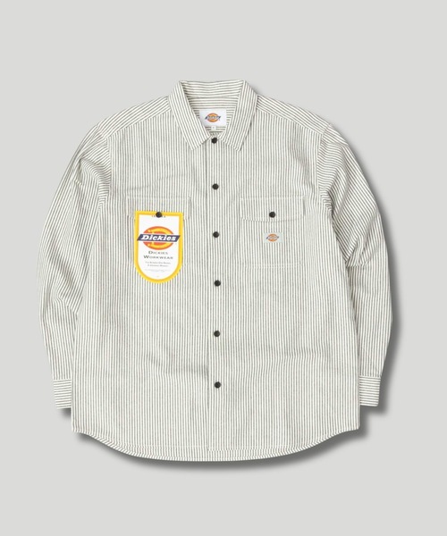 Dickies（ディッキーズ） シャツ ヒッコリーストライプ ワークシャツ