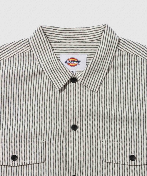 Dickies（ディッキーズ） シャツ ヒッコリーストライプ ワークシャツ