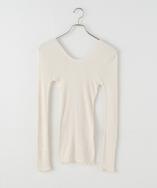 HAKUJI（ハクジ） tシャツ Wool rib L/S プルオーバー H232547 