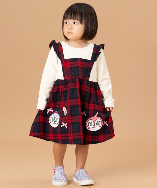 【美品】アンパンマン　ワンピース　80 ドキンちゃん　コキンちゃん ANPANMAN KIDS COLLECTION（アンパンマンキッズコレクション
