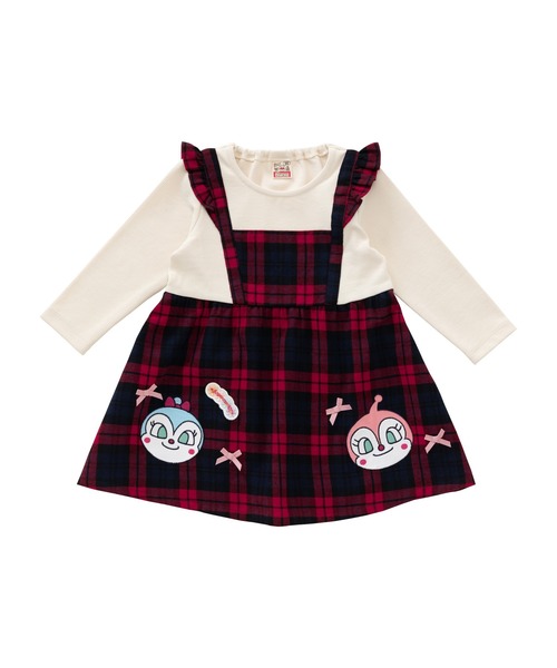 【美品】アンパンマン　ワンピース　80 ドキンちゃん　コキンちゃん ANPANMAN KIDS COLLECTION（アンパンマンキッズコレクション