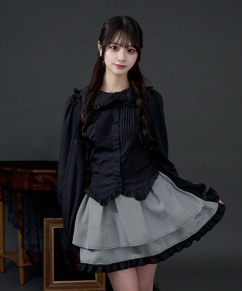 Pal elfy ブラウス シャツ コルセットフリルブラウス レディース