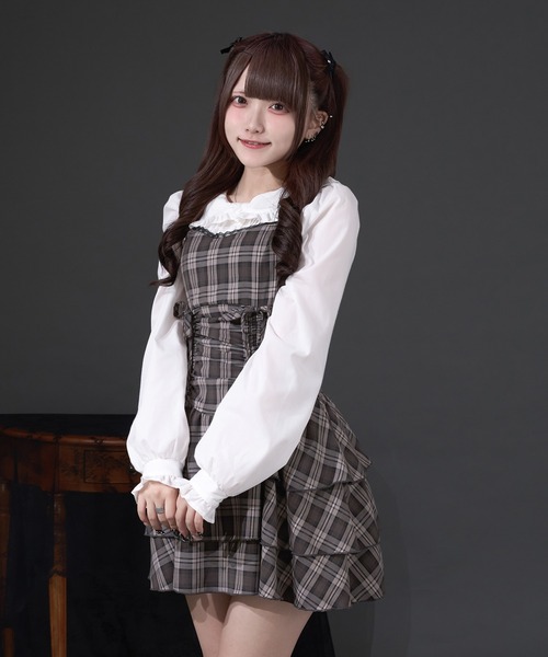 Pal elfy ブラウス シャツ コルセットフリルブラウス レディース