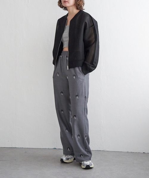 「notch.」 ジップアップブルゾン M カーキ レディース_画像2