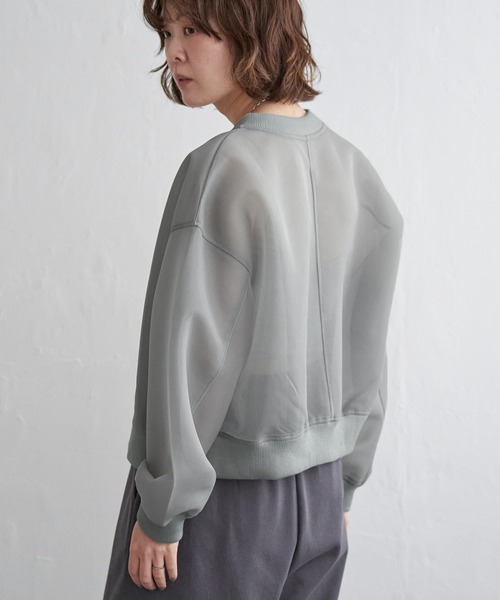 「notch.」 ジップアップブルゾン M カーキ レディース_画像6