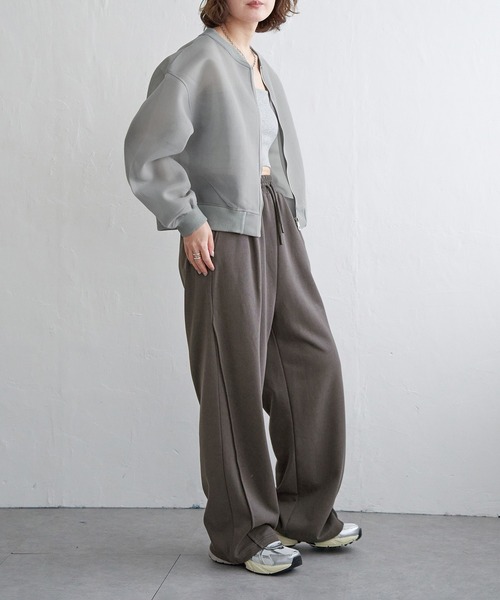 「notch.」 ジップアップブルゾン M カーキ レディース_画像7