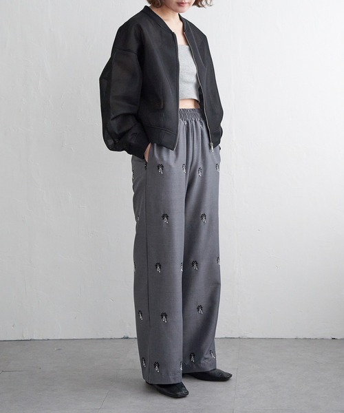 「notch.」 ジップアップブルゾン M カーキ レディース_画像8