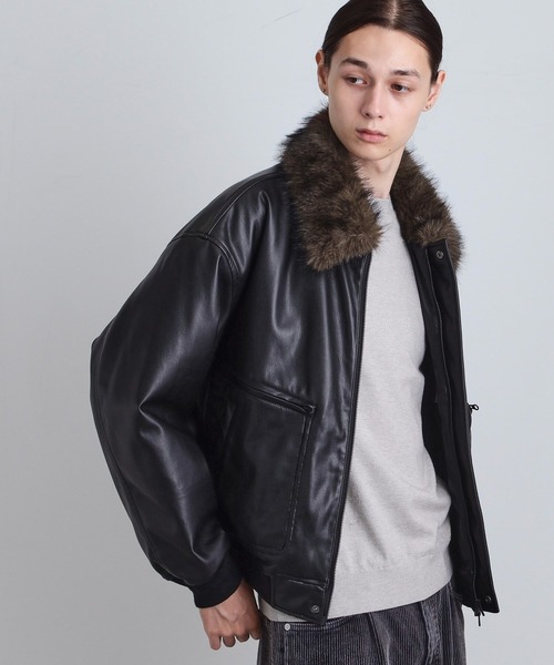 ファージャケット　希少 tk.TAKEO KIKUCHI（ティーケータケオキクチ） ブルゾン アウター