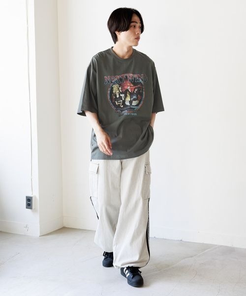 「PBLIM」 半袖Tシャツ SMALL グレイッシュベージュ レディース_画像7
