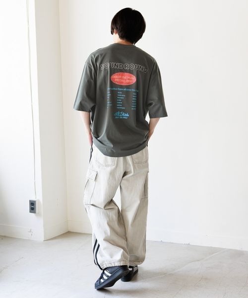 「PBLIM」 半袖Tシャツ SMALL グレイッシュベージュ レディース_画像8