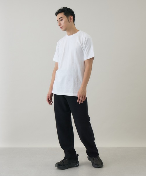 パンツ 「kuros'オリジナル」ウールカシミヤニットパンツ レディース