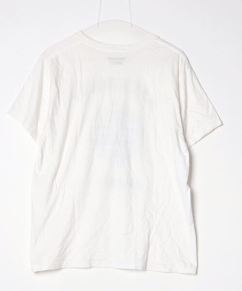 「MACKDADDY」 半袖Tシャツ「WEGOコラボ」 L ホワイト メンズ_画像2