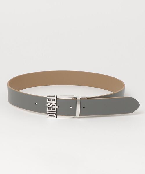 【正規品】DIESEL ベルト 95 DIESEL（ディーゼル） ベルト 95 グレー メンズ : ZOZOTOWN Yahoo!店