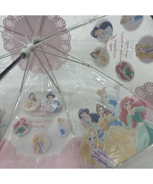 Disney（ディズニー） 傘 ビニール傘 ディズニープリンセス 50CM