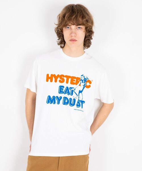 「HYSTERIC GLAMOUR」 半袖Tシャツ X-LARGE ブラウン メンズ_画像3