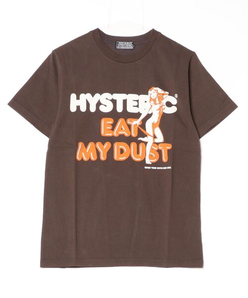「HYSTERIC GLAMOUR」 半袖Tシャツ X-LARGE ブラウン メンズ_画像6