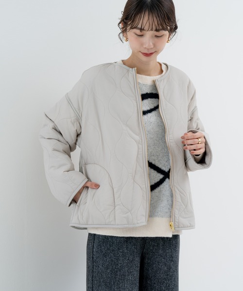 ANNA LUNA（アンナルナ） ブルゾン アウター 2WAY 中綿 リバーシブル