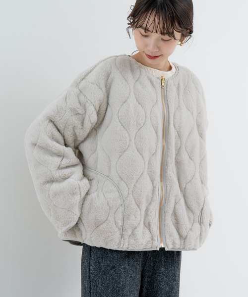 ジャケット・アウター anna ANNA LUNA（アンナルナ） ブルゾン アウター 2WAY 中綿 リバーシブル