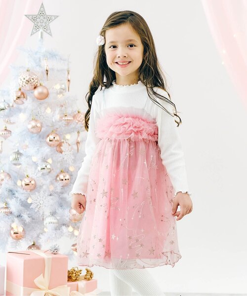 MONNALISA（モナリザ） ワンピース モナリザワンピース キッズ 子供服