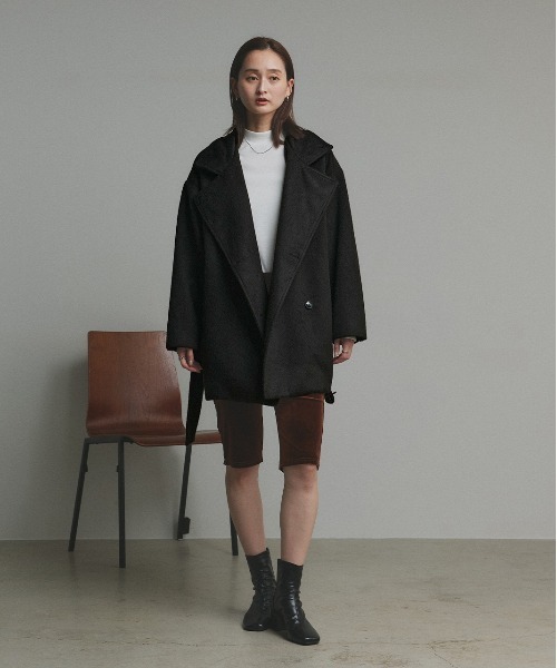ad thie（アドティエ） コート アウター スタンドカラー シャギー