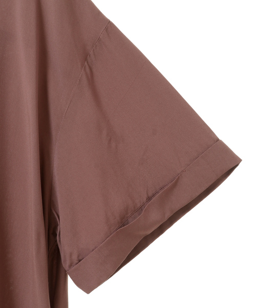 「MELROSE claire」 シャツワンピース - ブルー レディース_画像4