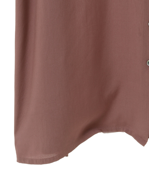 「MELROSE claire」 シャツワンピース - ブルー レディース_画像9