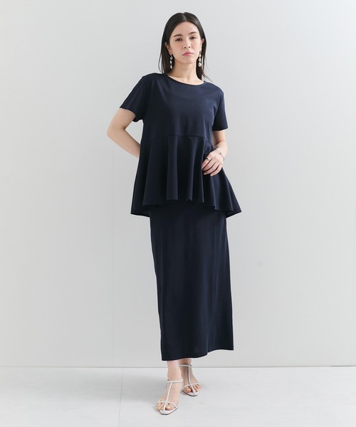 「LE CERCLE par rope'」 タイトスカート FREE ネイビー レディース_画像4