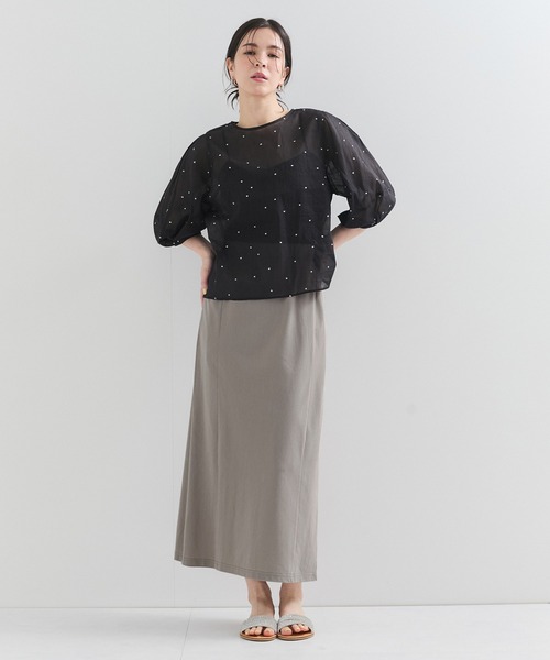 「LE CERCLE par rope'」 タイトスカート FREE ネイビー レディース_画像6