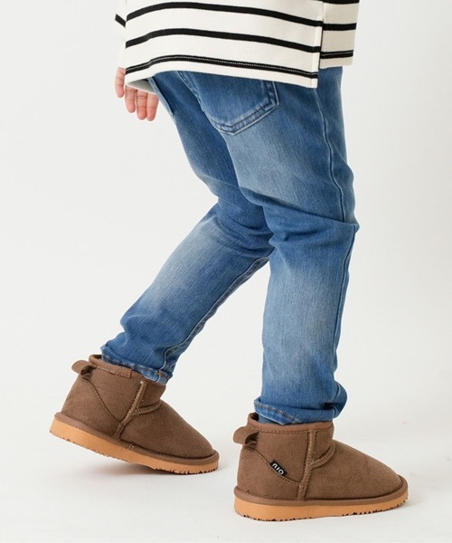 RIO（リオ） ブーツ 「撥水/防滑/13〜23cm展開」フェイクムートン