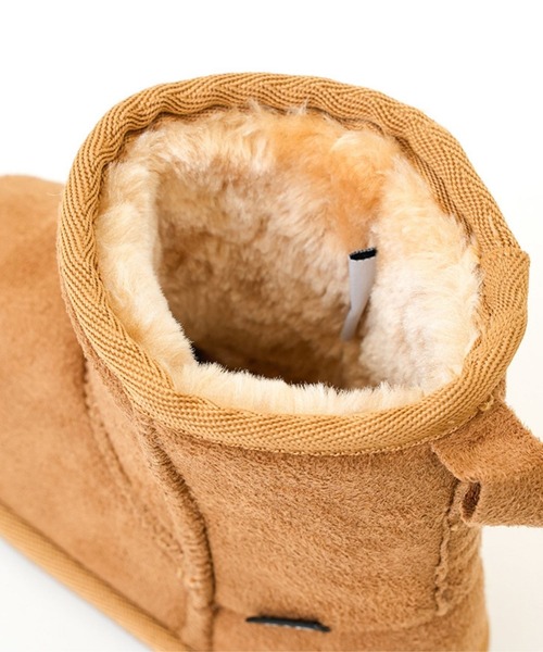 RIO（リオ） ブーツ 「撥水/防滑/13〜23cm展開」フェイクムートン