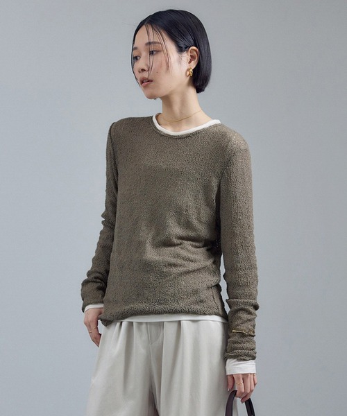 SALON adam et rope'（サロン アダム エ ロペ） tシャツ カーリー