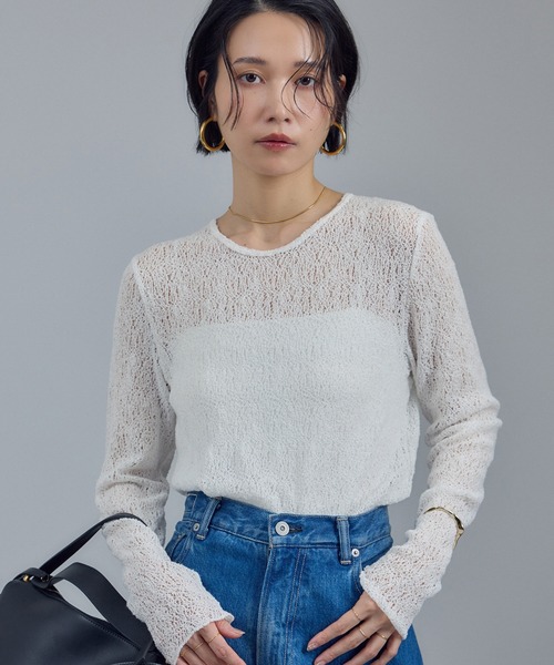 SALON adam et rope'（サロン アダム エ ロペ） tシャツ カーリー