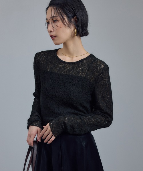 SALON adam et rope'（サロン アダム エ ロペ） tシャツ カーリー