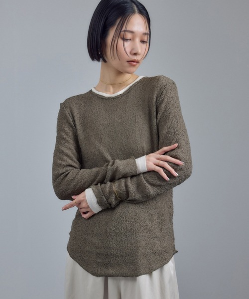 SALON adam et rope'（サロン アダム エ ロペ） tシャツ カーリー