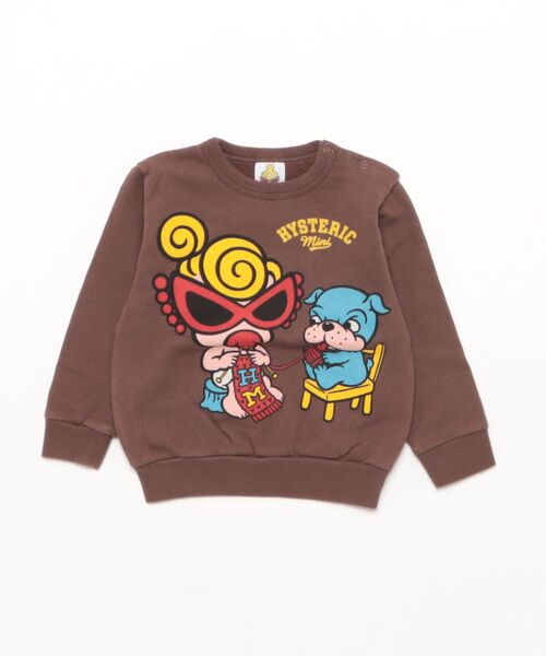 HYSTERIC MINI（ヒステリックミニ） トレーナー KNIT WITH MINI＆BB 裏