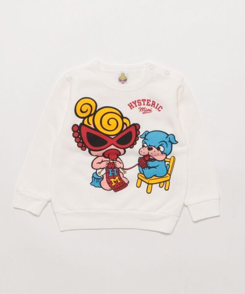 HYSTERIC MINI（ヒステリックミニ） トレーナー KNIT WITH MINI＆BB 裏