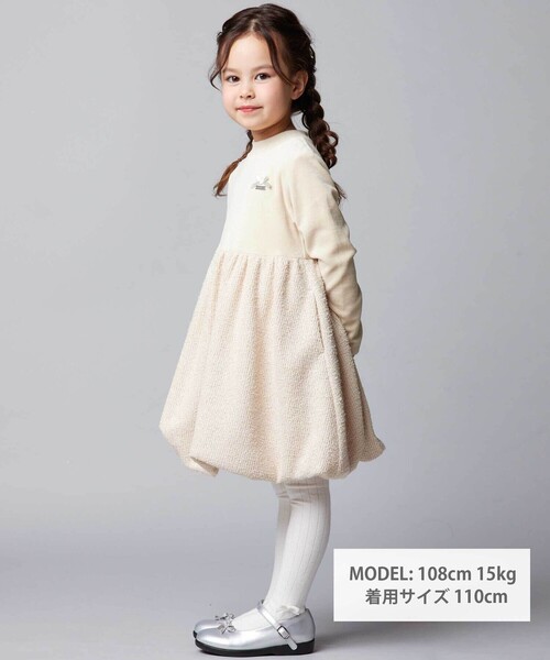 bebe organic ベロアワンピース　2Y 2WAYベロアワンピ(S/M カーキ): PEACH JOHN | ピーチ・ジョン公式