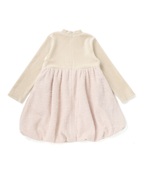 bebe organic ベロアワンピース　2Y bebe organic ベロアワンピース 2Y