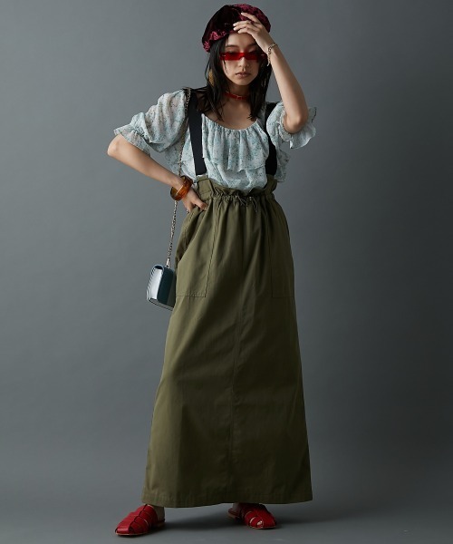 「GEVS.」 「SMILELAND」半袖ブラウス 4L ピンク レディース_画像6