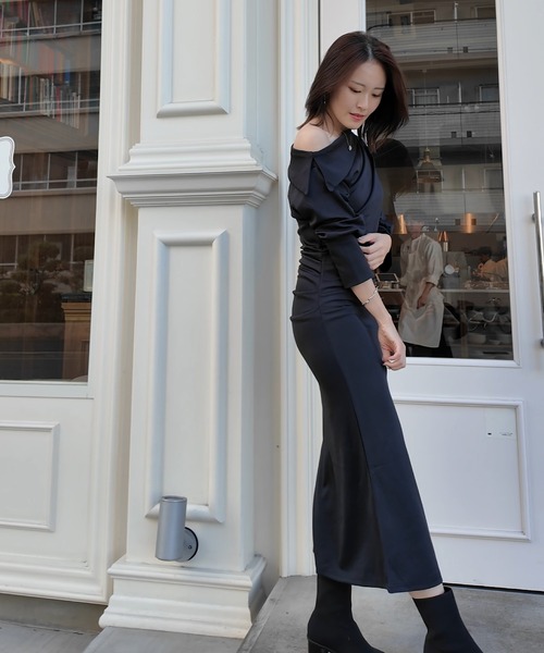 THEODORIC.dy（セオドリックディ） ワンピース スカーフドレープ