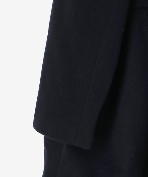 le.coeur blanc（ルクールブラン） ノーカラーコート コート ウール