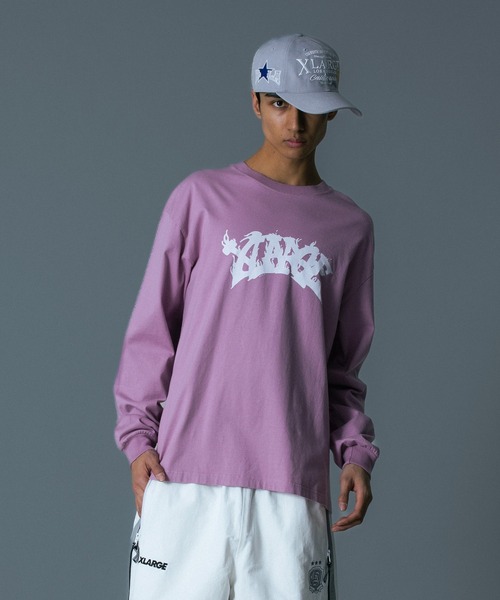 XLARGE（エクストラ ラージ） tシャツ LINENESS las L/S TEE メンズ