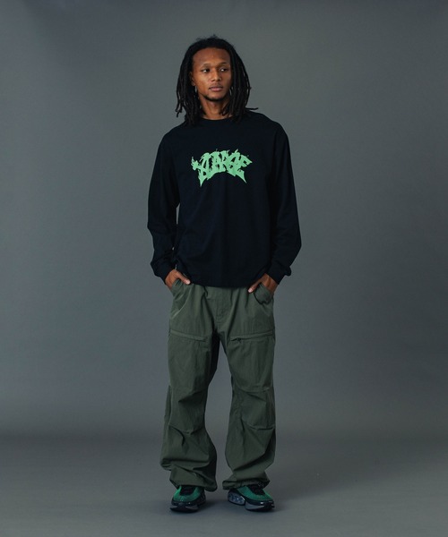 XLARGE（エクストラ ラージ） tシャツ LINENESS las L/S TEE メンズ