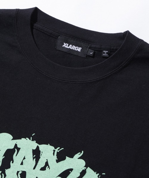 XLARGE（エクストラ ラージ） tシャツ LINENESS las L/S TEE メンズ